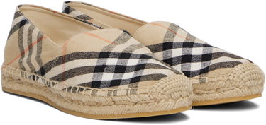 Oblečenie Burberry Burberry Check Mews Espadrilles Béžová | 8109180, 3