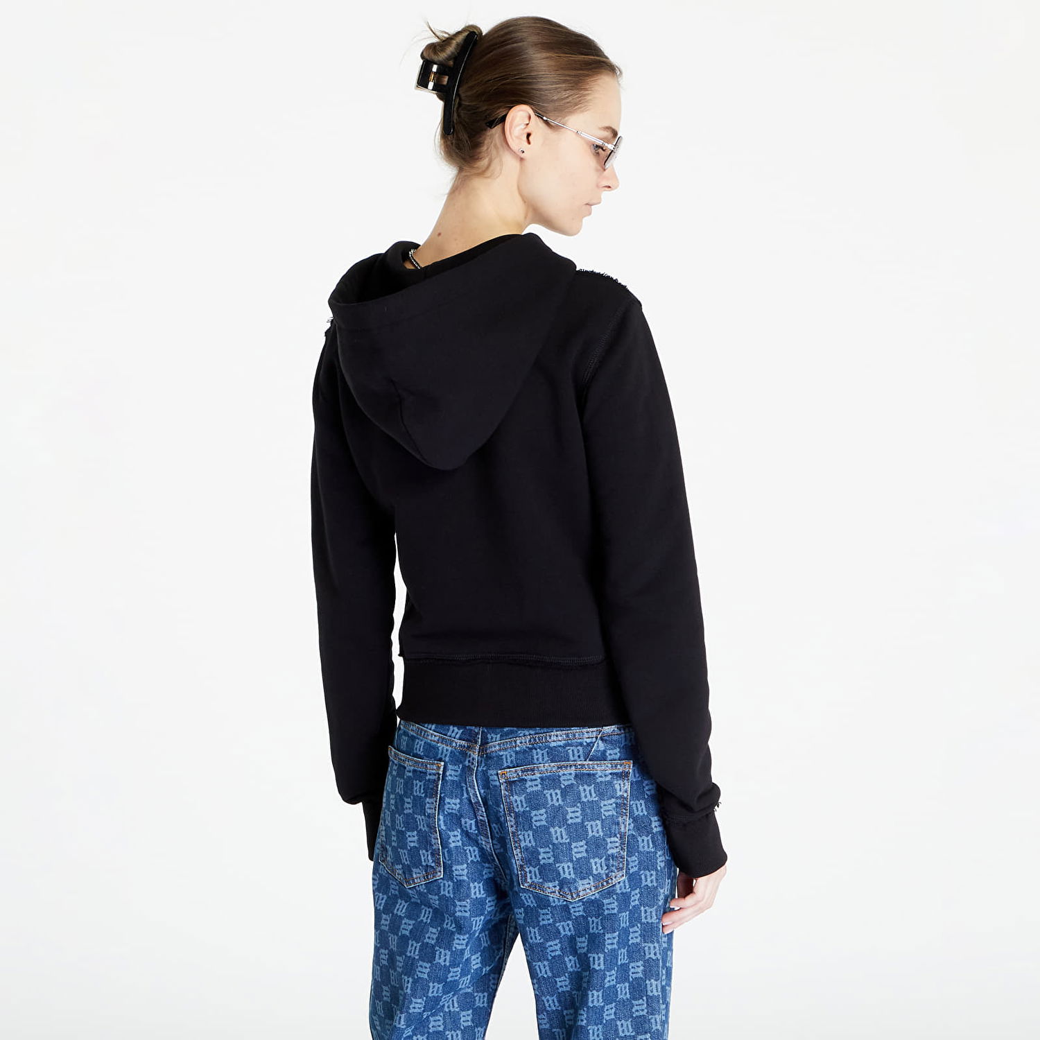 Mikina MISBHV Crystal Zipped Hoodie Čierna | 240W201, 1