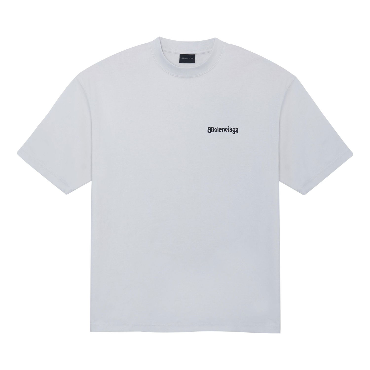 Tričko Balenciaga Logo T-Shirt Šedá | 612966TOVO99081, 0