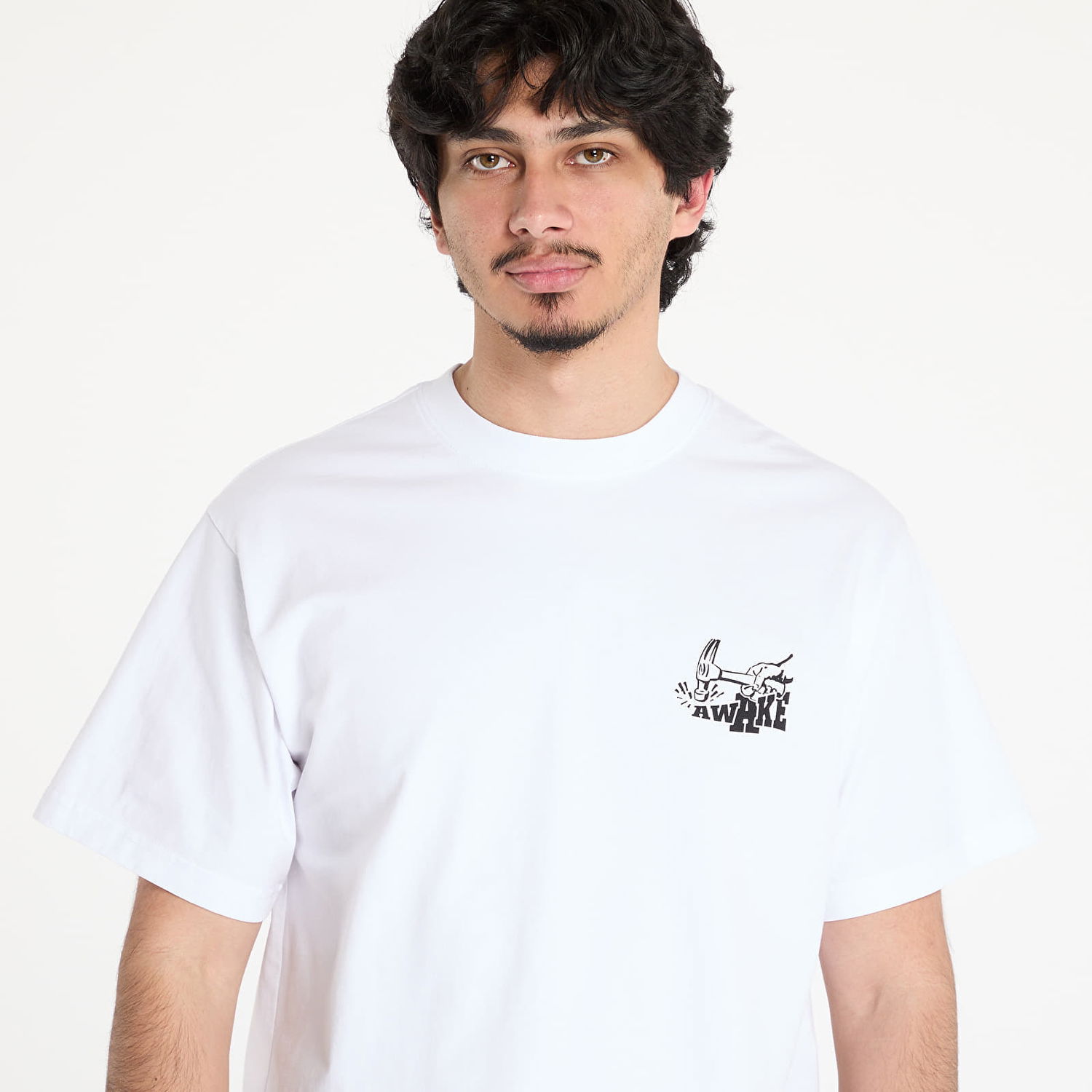 Tričko Awake NY Awake NY Hammer SS Tee Biela | AWK-SP25-TS003-WHI, 1