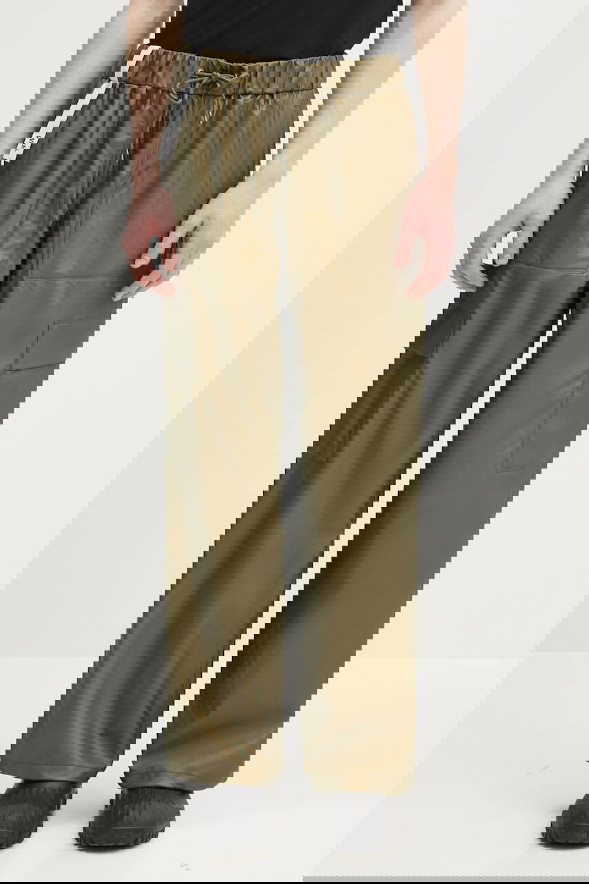 Cargo nohavice Rains Cargo Rain Pants Wide W3 Zelené | 18990.105, 0