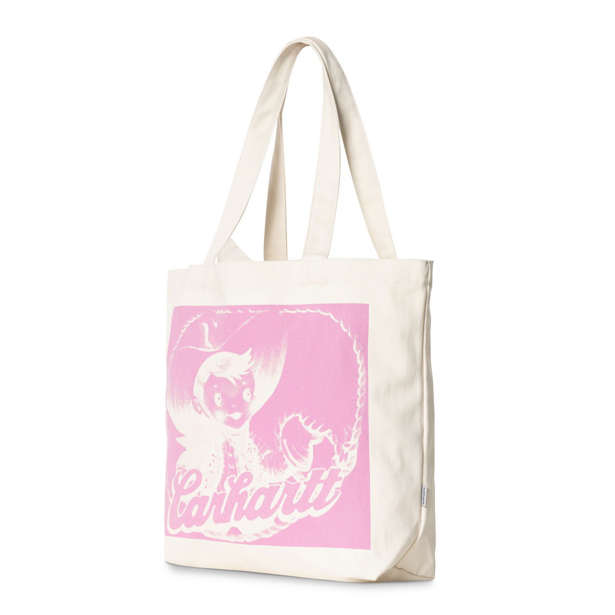 Canvas Graphic Tote "Buddy Print/Natural"