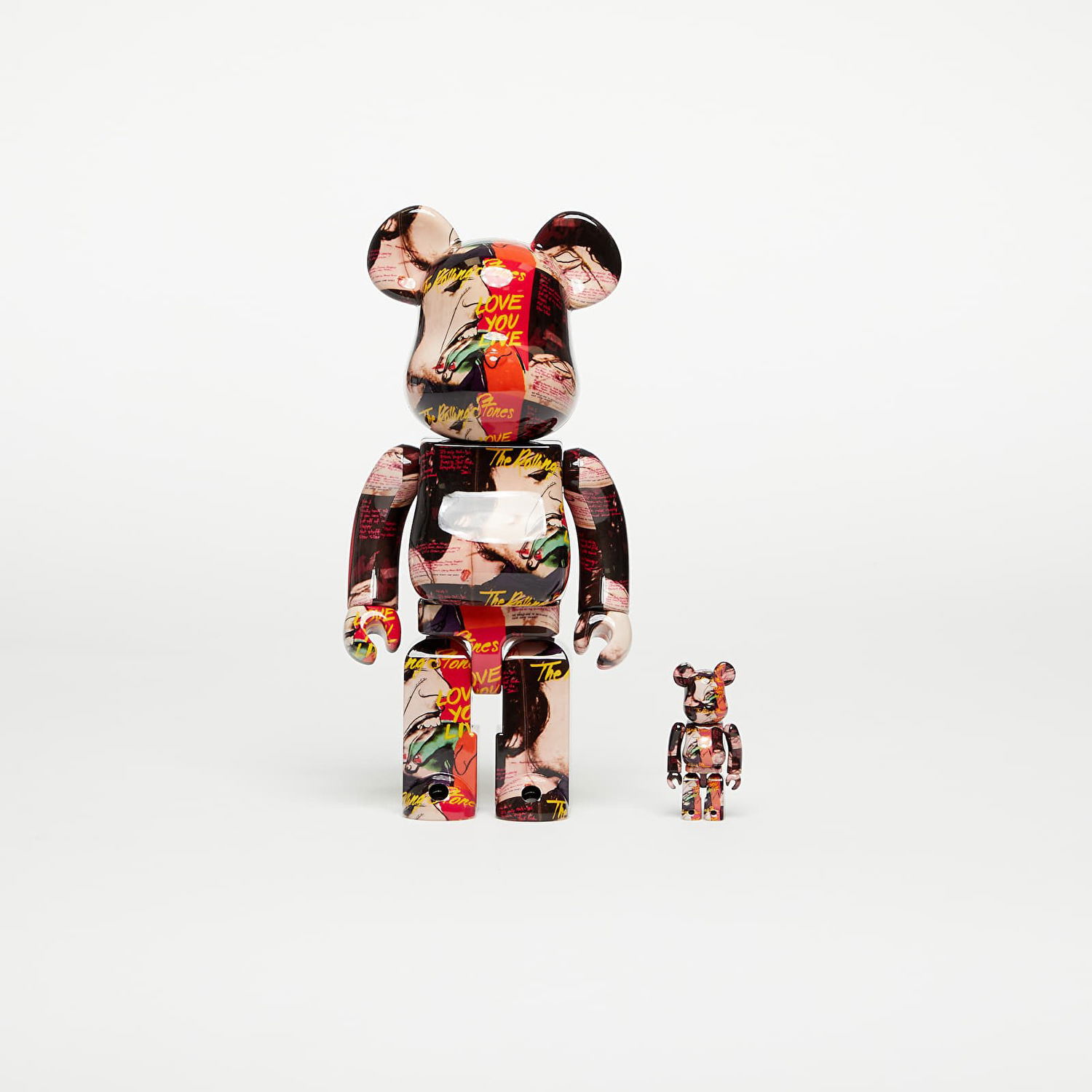 Zberateľské Medicom Toy BE@RBRICK Andy Warhol × The Rolling Stones Love You Live 100% & 400% Set Oranžová | MT_0038, 0