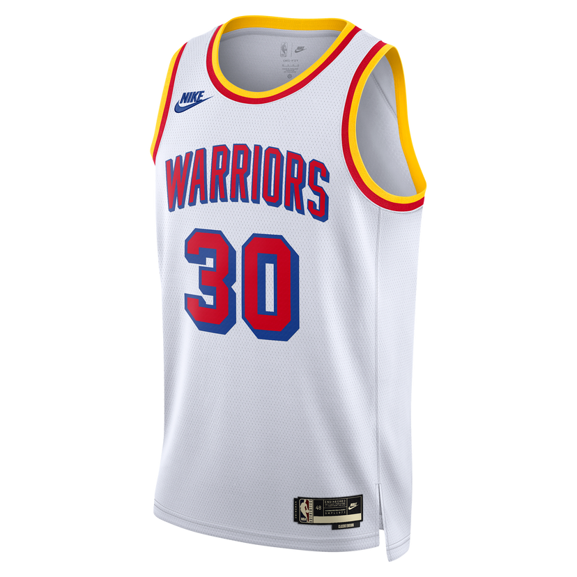 Dres Nike Stephen Curry Golden State Warriors Hardwood Classics Swingman Jersey Biela | FQ4689-103