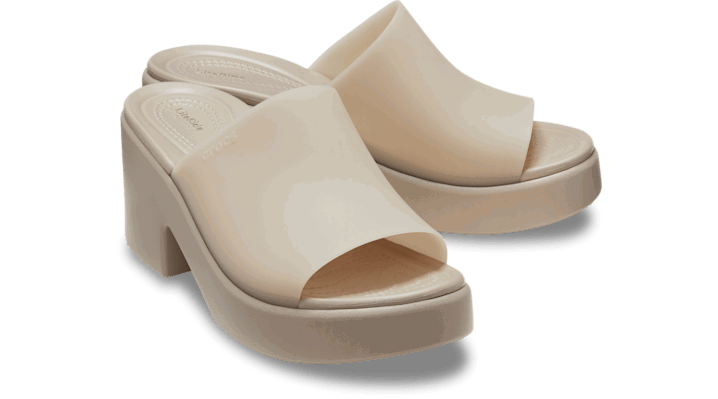 Tenisky a topánky Crocs Brooklyn Frosted Heel Sandals Béžová | 210981-214, 1