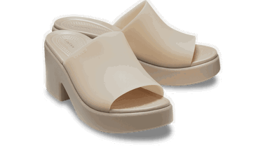 Tenisky a topánky Crocs Brooklyn Frosted Heel Sandals Béžová | 210981-214, 1