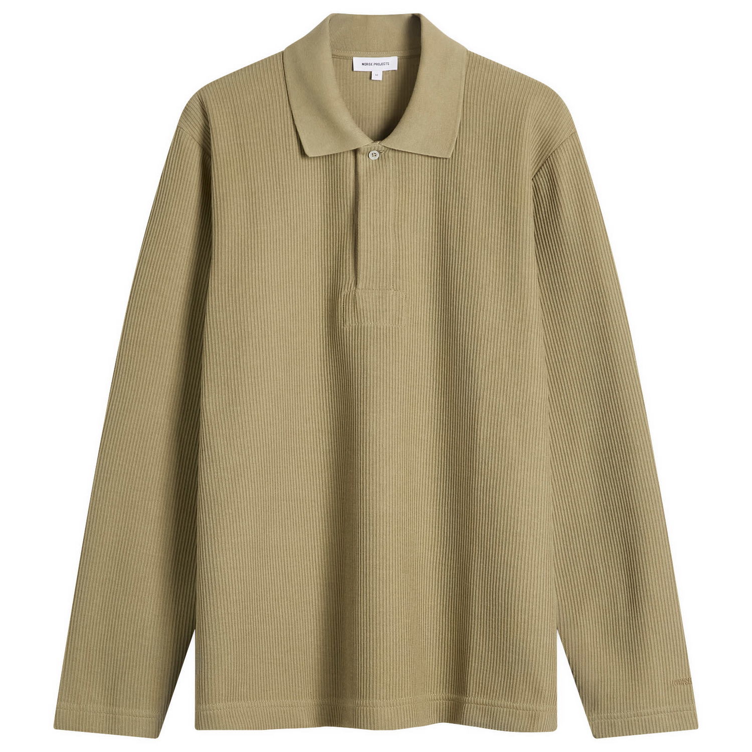 Polo tričko NORSE PROJECTS Ruben Double Face Long Sleeve Polo Zelené | N10-0214-2053, 0