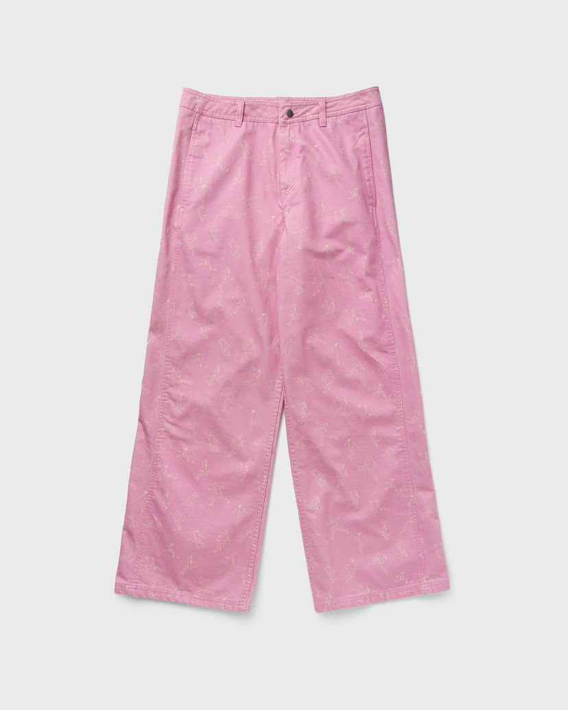 Nohavice Puma KIDSUPER Wide-Leg Casual Pants XL Ružová | 626707-48