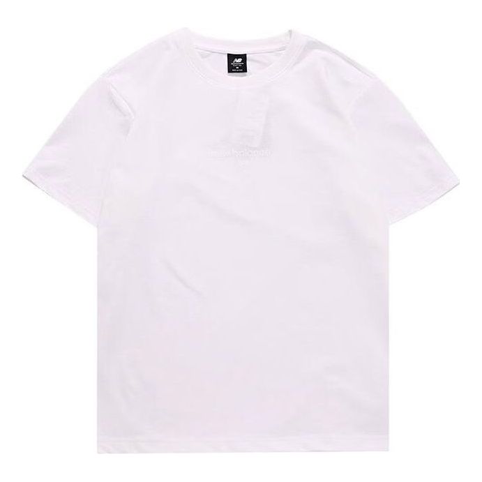 Tričko New Balance Logo Print Cotton Tee Biela | AMT31546-WT