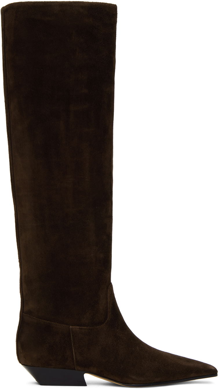 Tenisky a topánky Khaite Brown 'The Marfa' Boots Čierna | F1071-726, 0