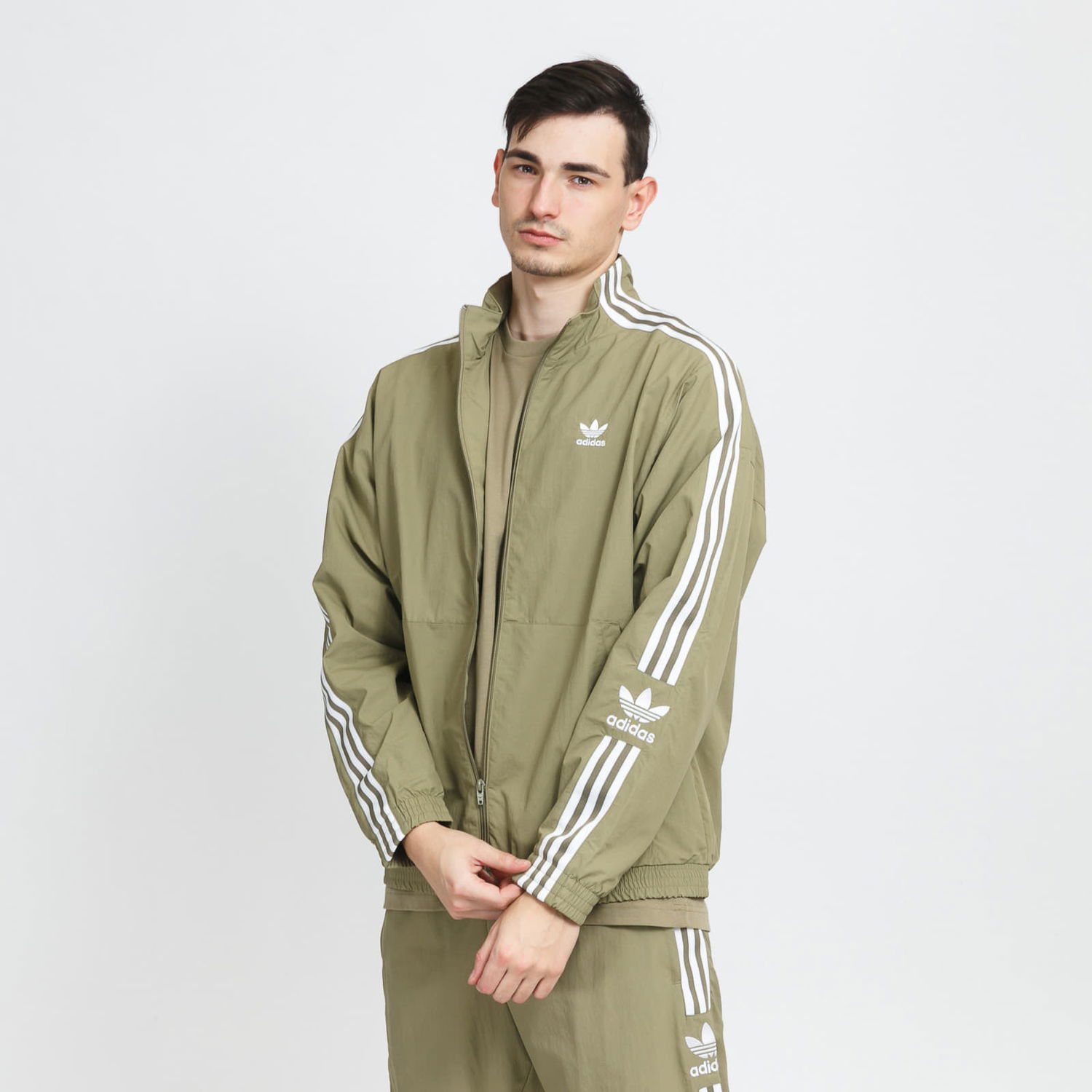 Vetrovka adidas Originals Lock Up Track Top Zelené | H41390, 0