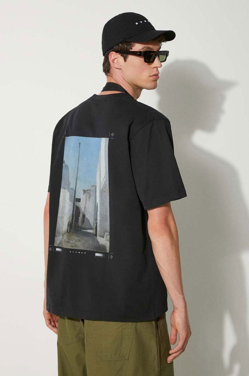 Tričko Stampd Stampd Moroccan City Vintage Graphic T-Shirt Čierna | SLA.M3332TE.BLK
