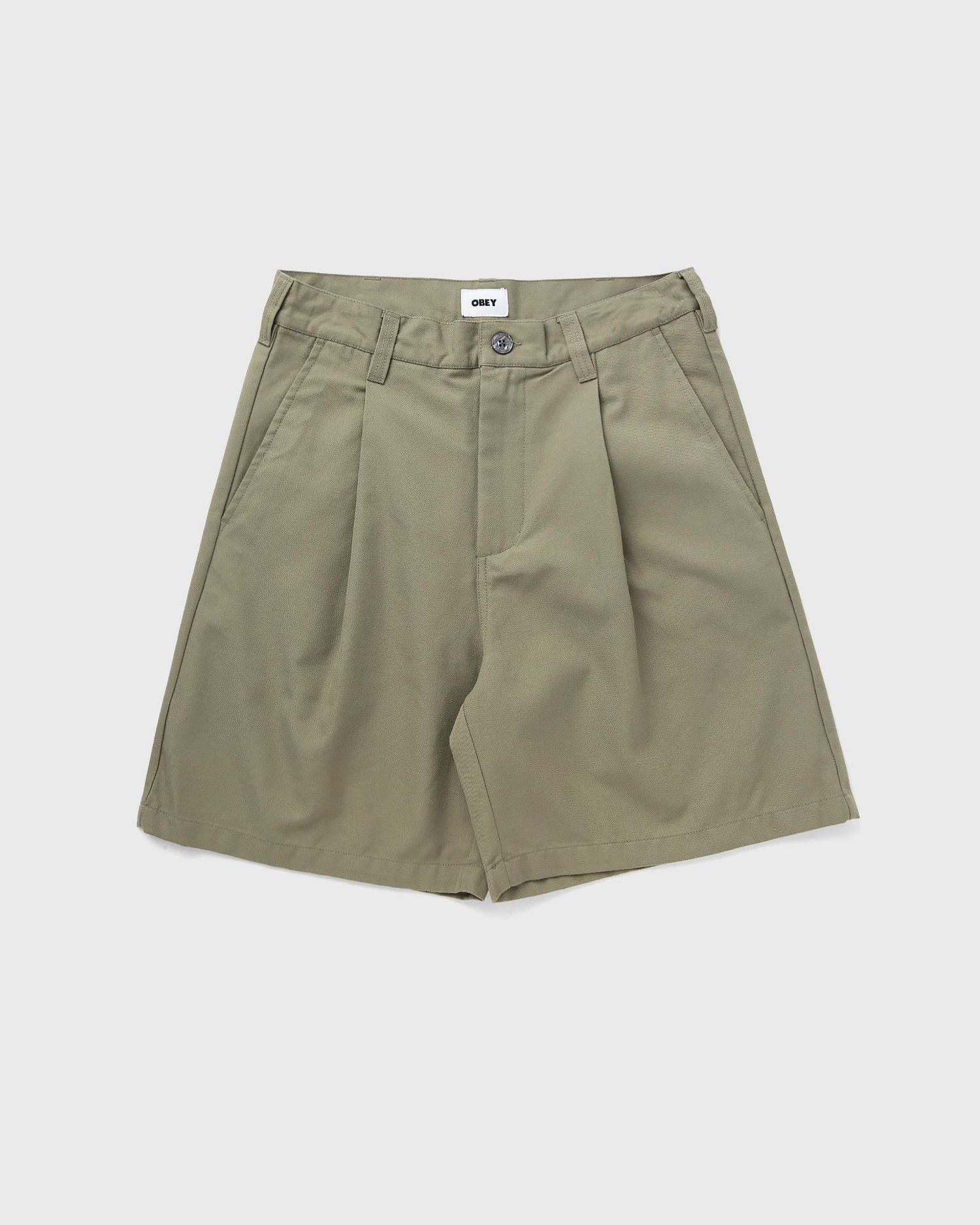 Šortky OBEY Oliver Pleated Shorts Zelené | 172100098-MMD, 0