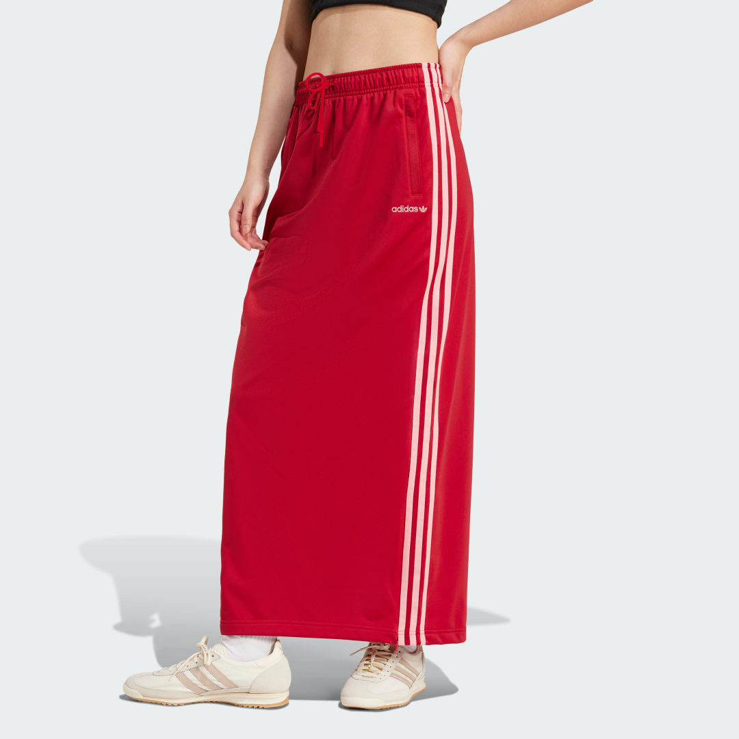 Sukňa adidas Performance Maxi Sport Skirt Červená | IZ2675, 0