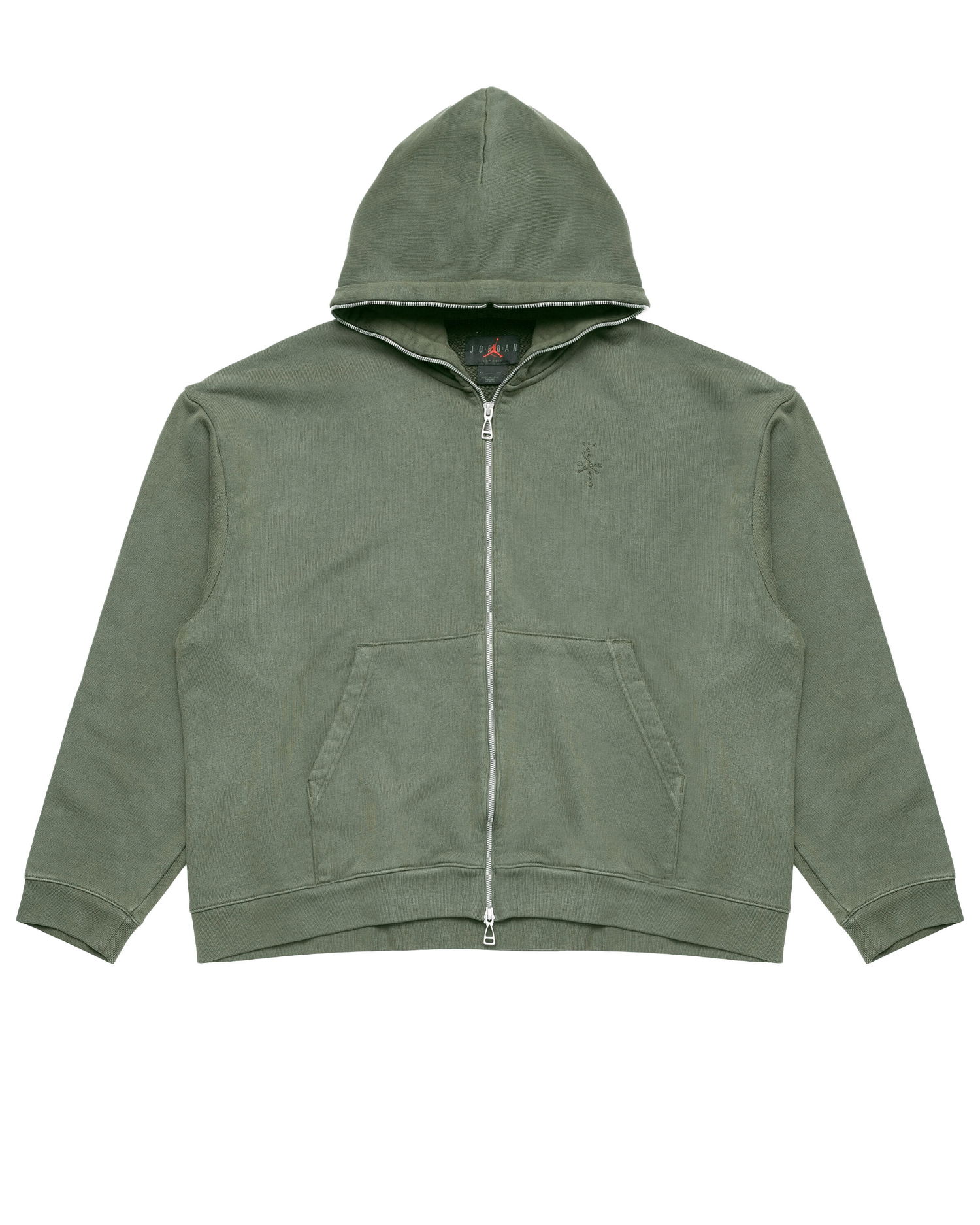 Mikina Jordan Air Jordan x Travis Scott FULLZIP HOODIE Zelené | DZ5500-325, 0