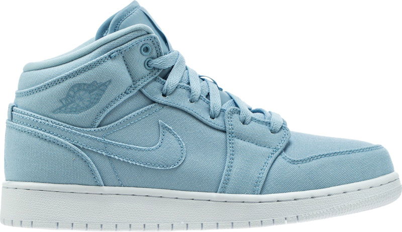 Tenisky a topánky Jordan Air Jordan 1 Mid Canvas Modrá | 554725-425, 0