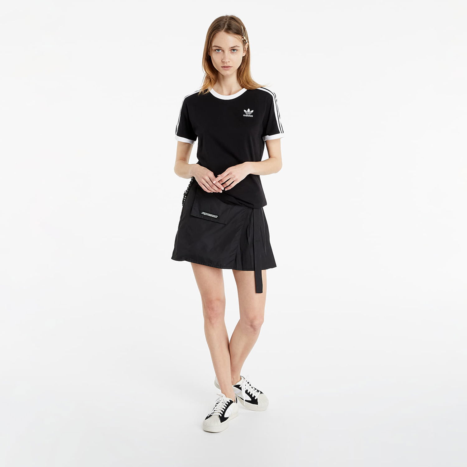 Tričko adidas Originals Adicolor Classics 3 Stripes Tee Čierna | GN2900, 0