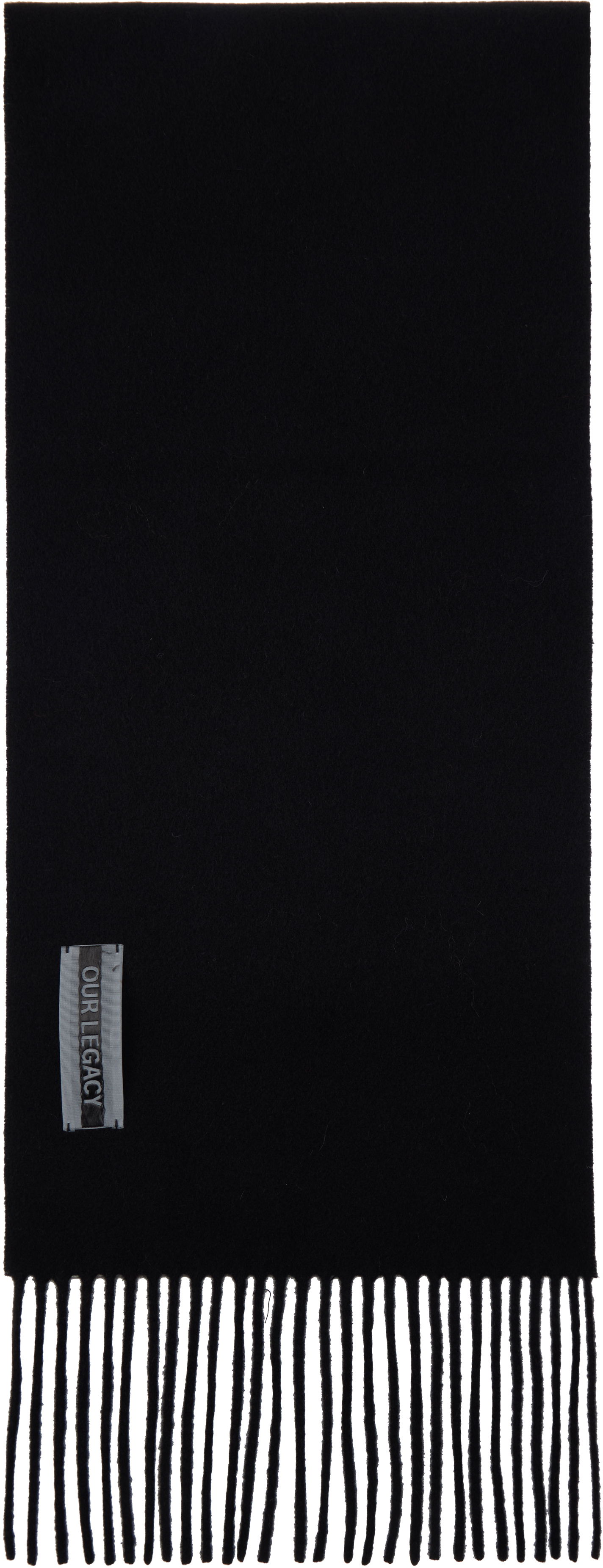Šál OUR LEGACY Estate Scarf Čierna | A4248EAB, 0