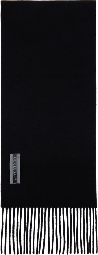 Šál OUR LEGACY Estate Scarf Čierna | A4248EAB, 0
