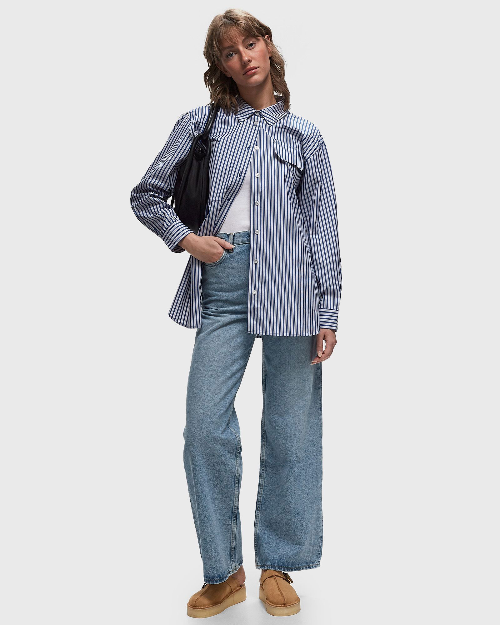 Samsøe & Samsøe Rebecca Wide Leg Jeans, Size M