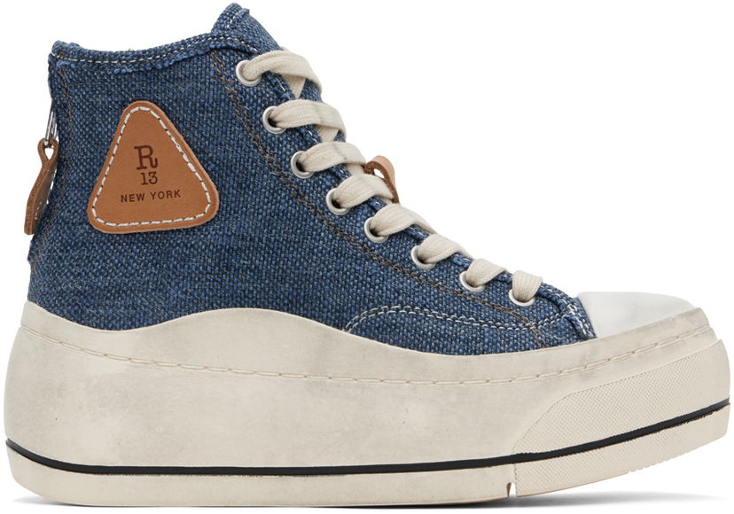 Oblečenie R13 R13 Kurt High-Top Modrá | R13S5029-S126A