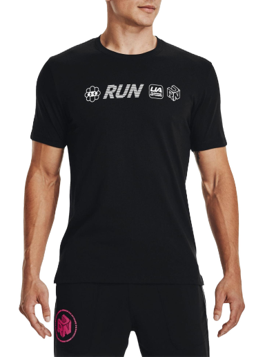 Tričko Under Armour Tee Run Anywhere Čierna | 1370977-001