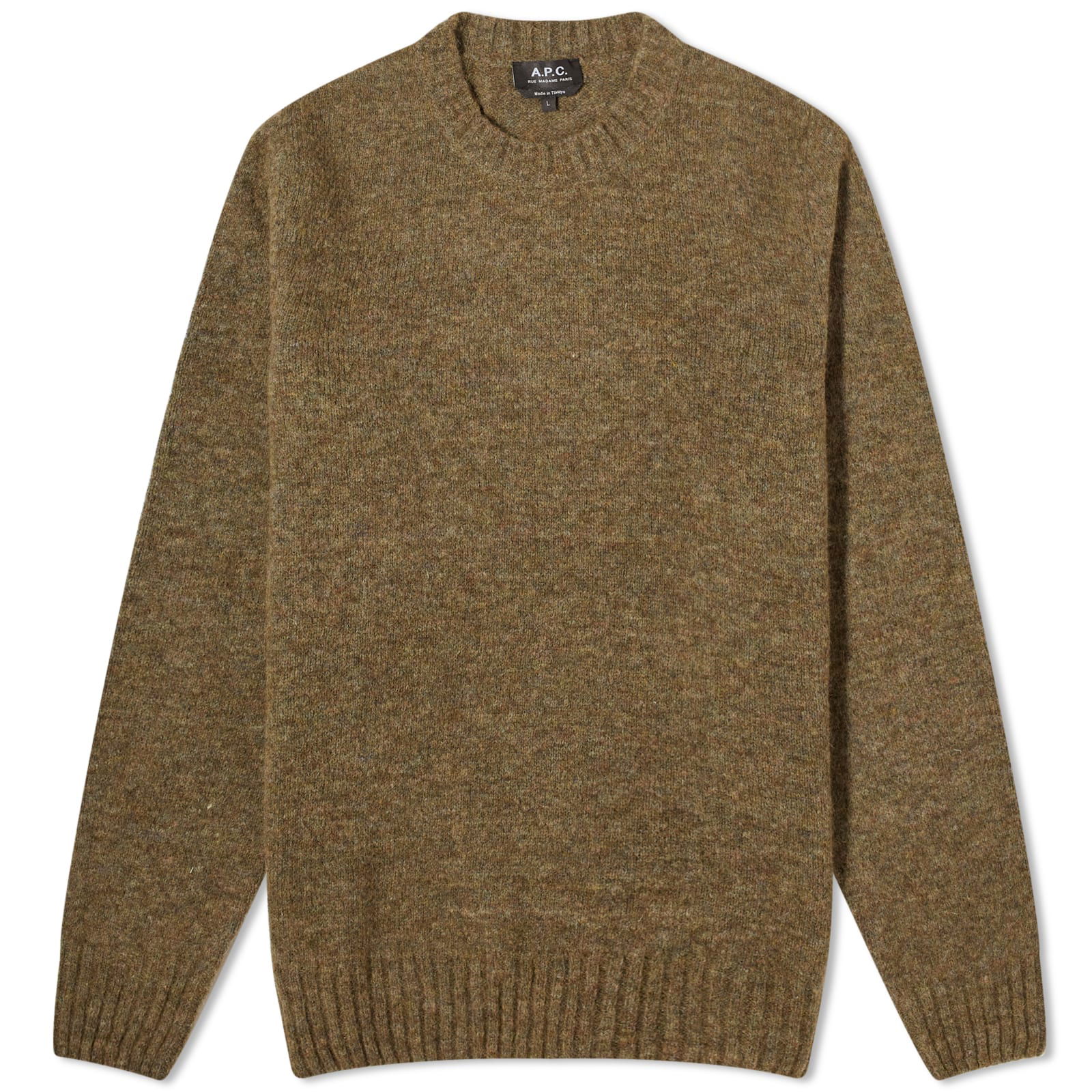 Lucas Brushed Alpaca Crewneck