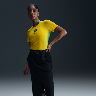 Dres Nike Brazil Stadium 2025 Dri-FIT Replica Jersey Žltá | FZ9125-718, 4
