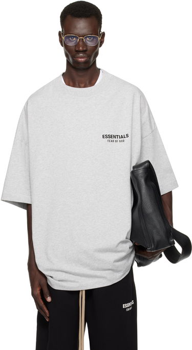 Tričko Fear of God Essentials Jersey Crewneck T-Shirt Šedá | 125HO244368F, 0