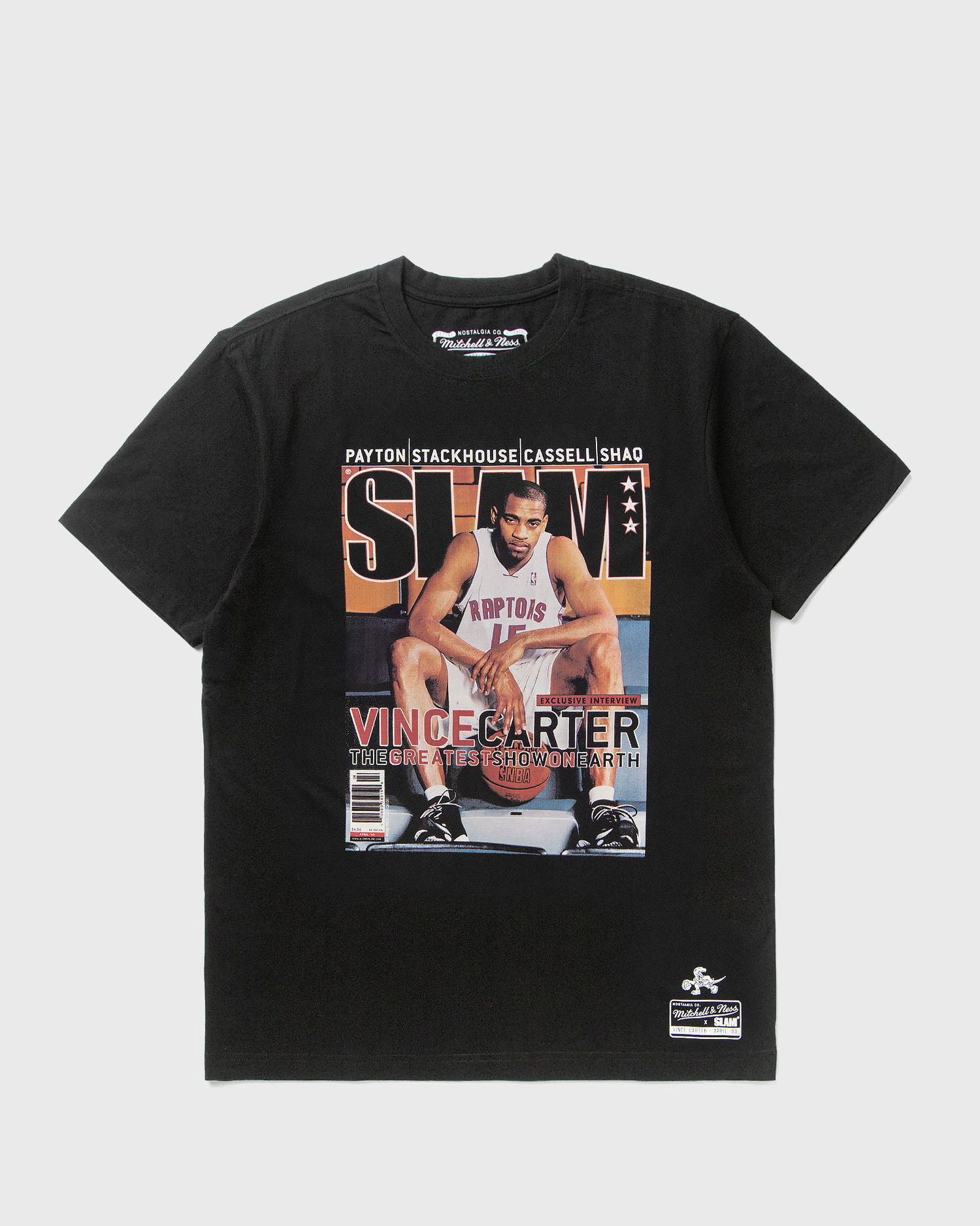 Tričko Mitchell & Ness Mitchell & Ness x SLAM Toronto Raptors Vince Carter T-Shirt Čierna | BMTRINTL1276-TRABLCKVC, 0