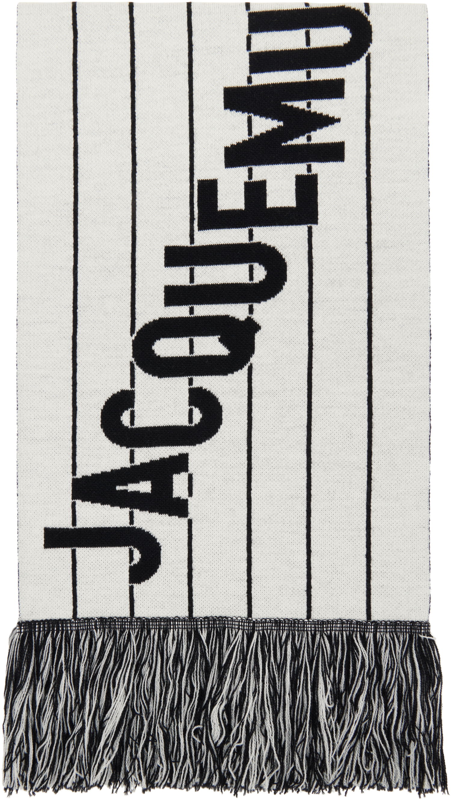 Šál Jacquemus Jacquemus 'The Liga' Knit Scarf Biela | 25E255AC758-2200, 0