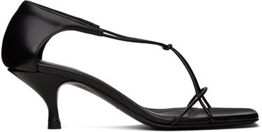 Starostlivosť o obuv TOTEME TOTEME 'The Leather Knot' Heeled Sandals Čierna | 242-WAS2057-LE0014, 0