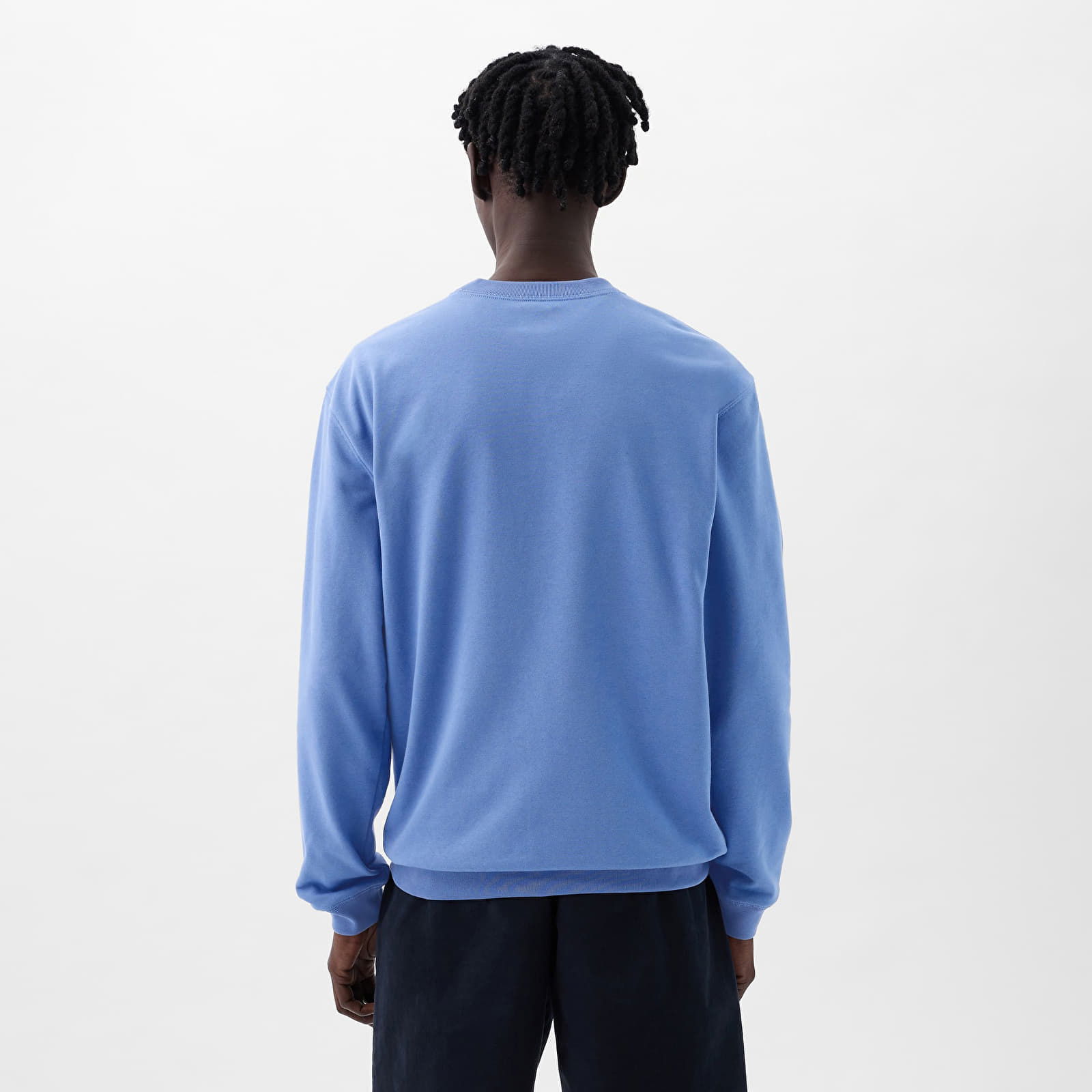 Logo Crewneck Sweatshirt Cabana Blue 602