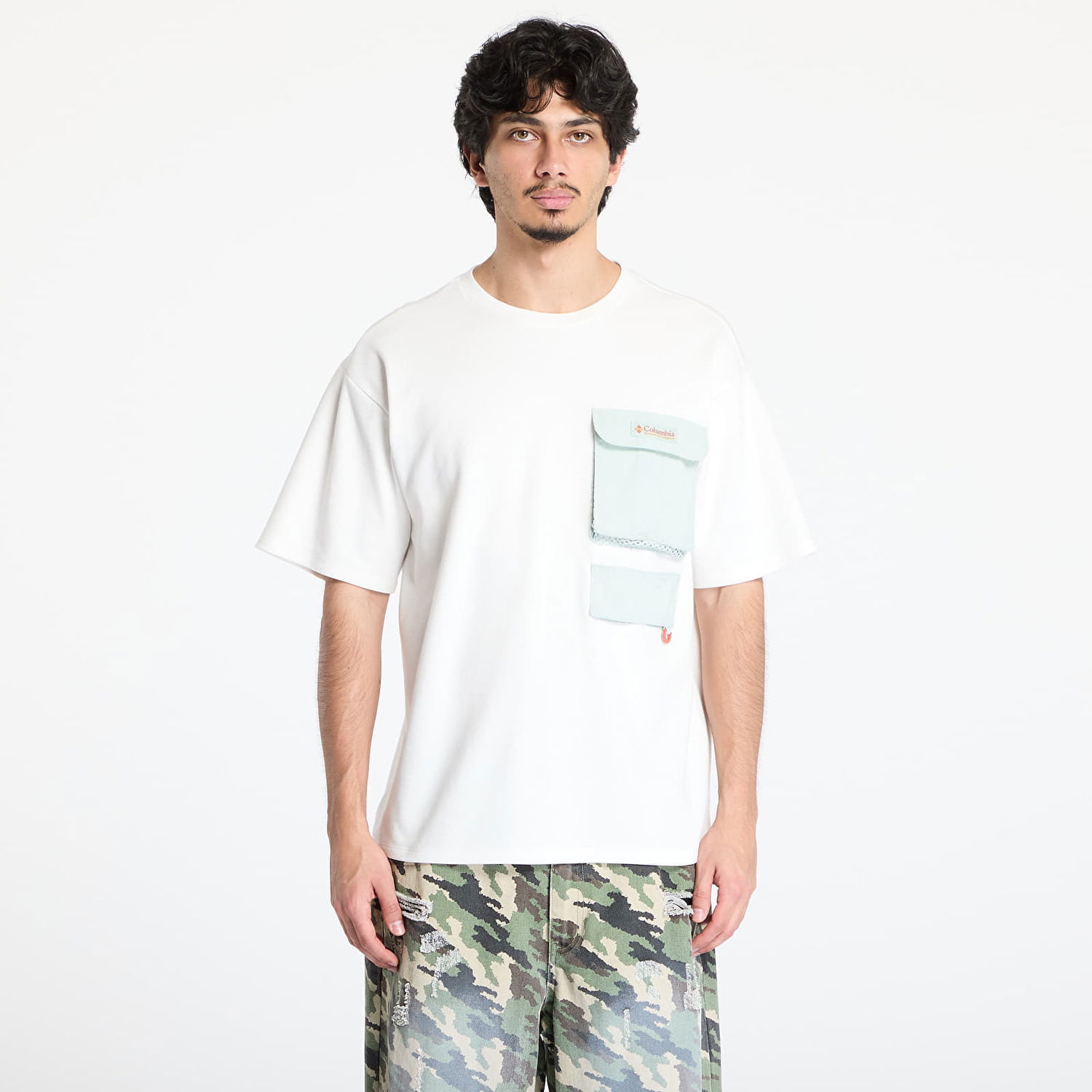 Tričko Columbia Columbia Cove Beach Pocket Tee Biela | 2126091125, 0