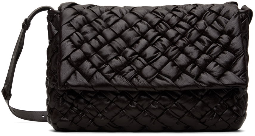 Taška cez rameno Bottega Veneta Bottega Veneta Rumple Messenger Bag Čierna | 776519V2BJ1, 0