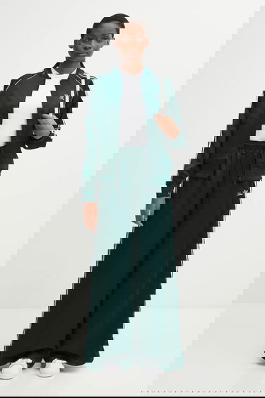 Tepláky adidas Originals Satin Track Pants Zelené | JV7511, 4