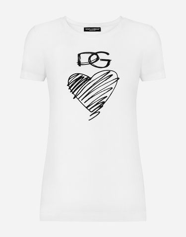 Tričko Dolce & Gabbana T-shirt Manica Corta Biela | F8L99TG7XAYW0800, 0