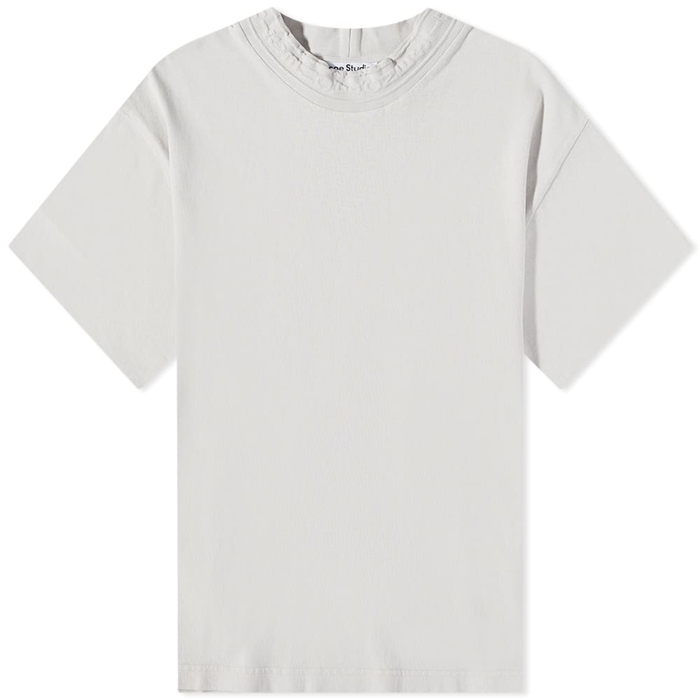 Tričko Acne Studios Elco Chain Rib Tee Cold Šedá | BL0328-AEH, 0