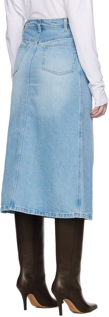 Sukňa A.P.C. A.P.C. Georgia Denim Midi Skirt Modrá | COHIC-F06423, 2