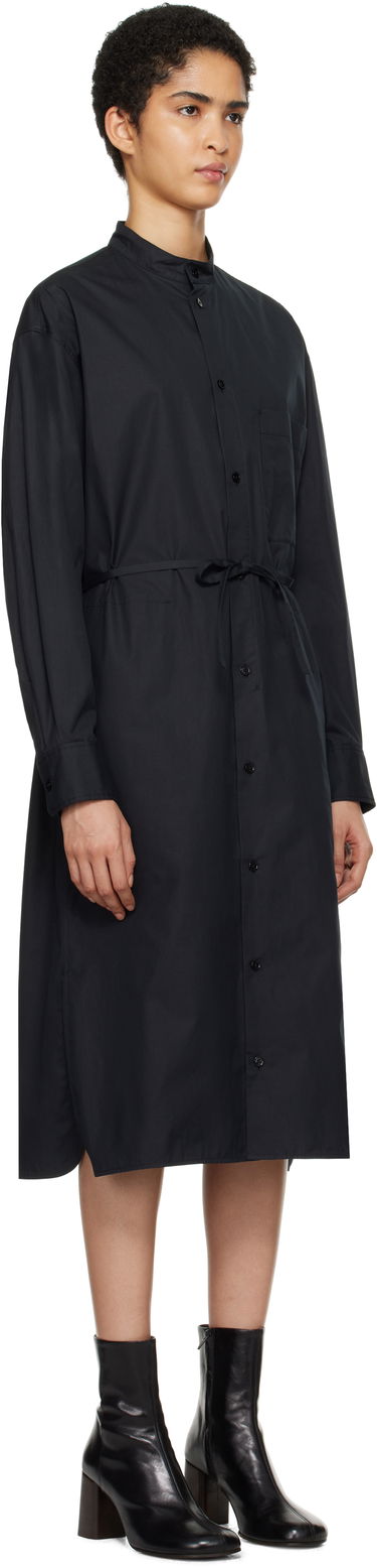Šaty LEMAIRE Lemaire Drawstring Midi Shirt Dress Čierna | DR1087 LF839, 1