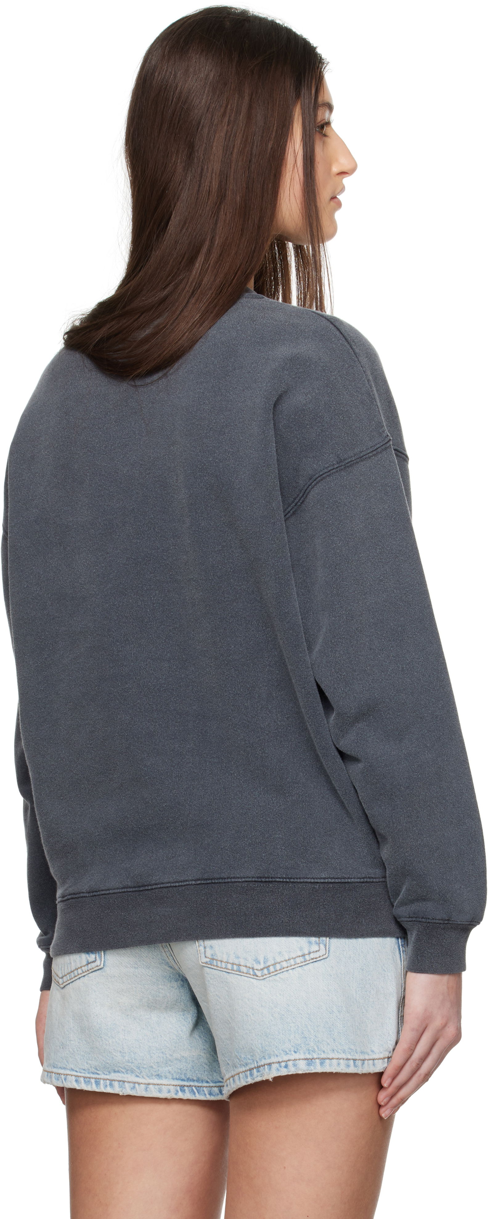 ANINE BING Spencer Hearts Sweatshirt