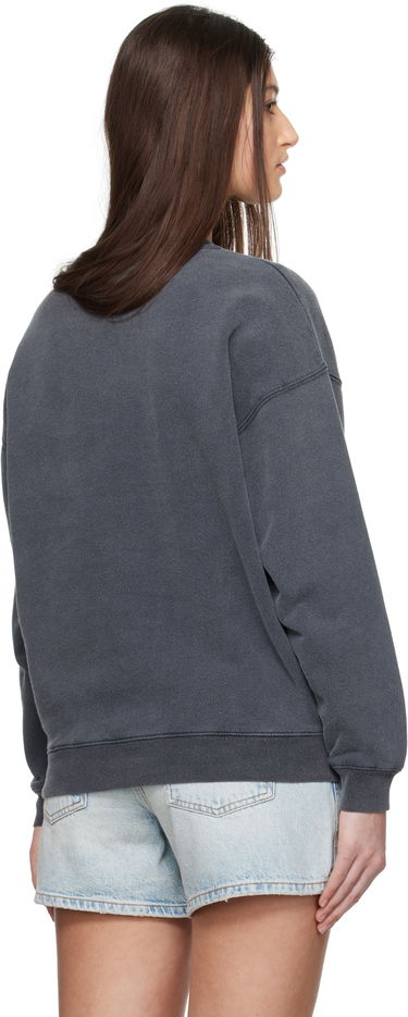 Mikina Anine Bing ANINE BING Spencer Hearts Sweatshirt Šedá | A-08-10517-WBL1, 2
