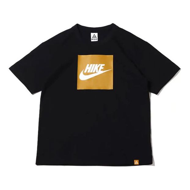 Tričko Nike Logo Printing Round Neck Short Sleeve T-Shirt Čierna | DR7756-010