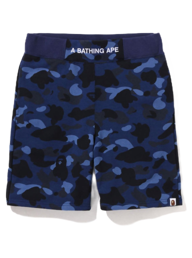 Šortky BAPE Color Camo Sweat Shorts Navy | 1I80-153-001