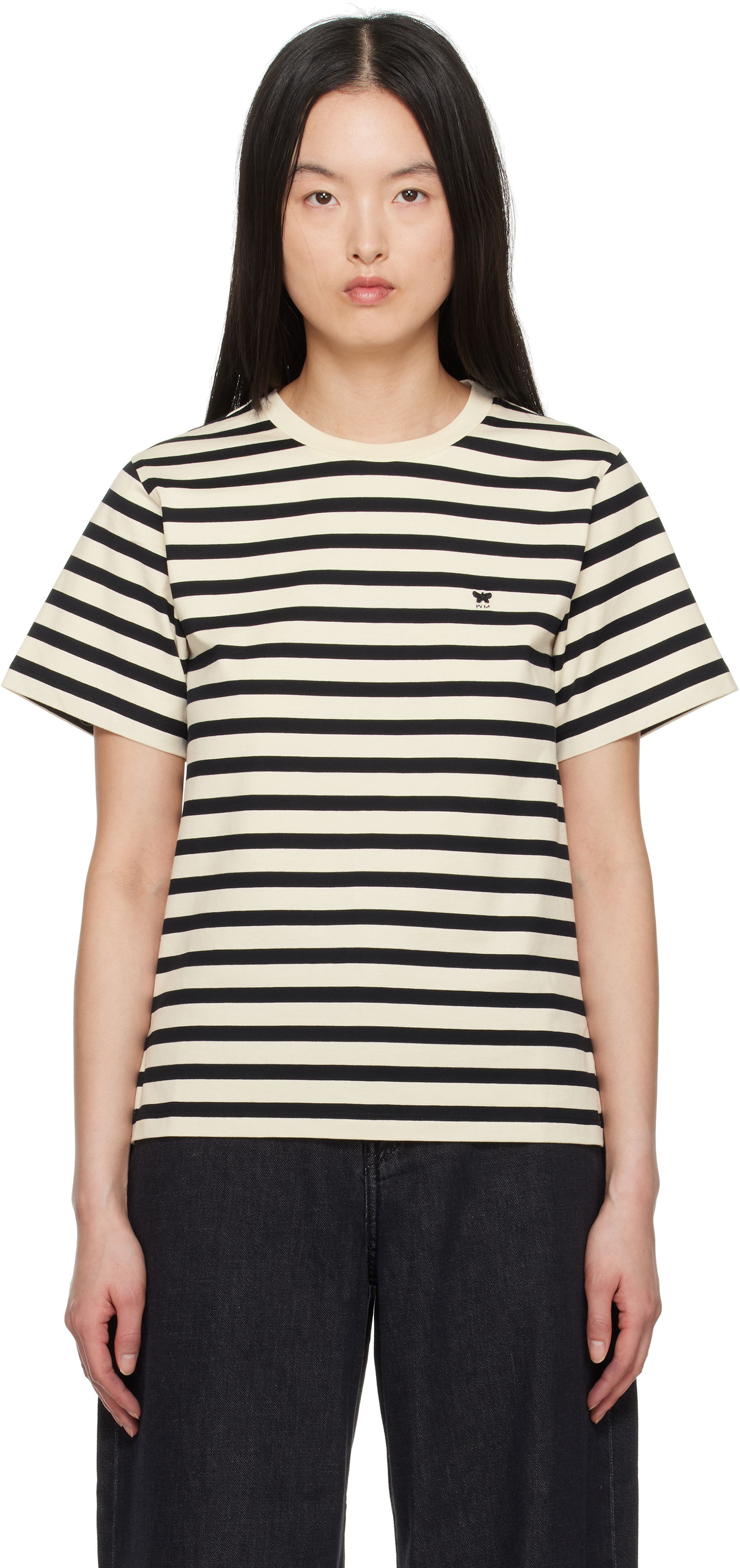 Tričko Max Mara Weekend Max Mara Striped T-Shirt Béžová | 2515971031600, 0