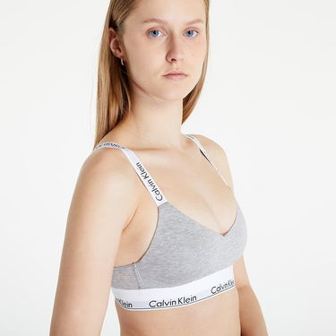 Podprsenka CALVIN KLEIN Modern Cotton Light Lined Bralette Šedá | QF7059E P7A, 1