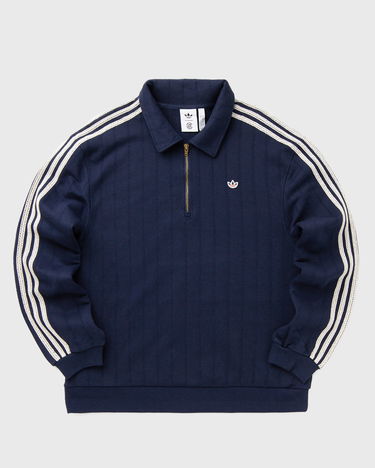 Mikina adidas Originals CLOT Quarter-Zip Polo Sweatshirt Navy | JM7097, 0