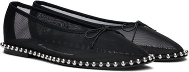 Starostlivosť o obuv Alexander Wang Alexander Wang Lina Ballchain Ballerina Flats Čierna | 30125F046, 3