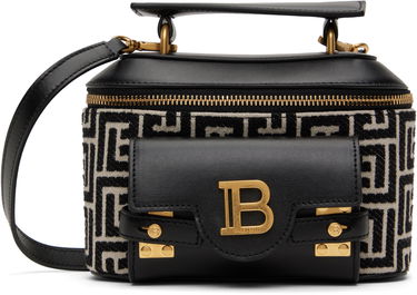 Kabelka Balmain Balmain B-Buzz Monogram Vanity Bag Čierna | EN1BH952TJGH, 0