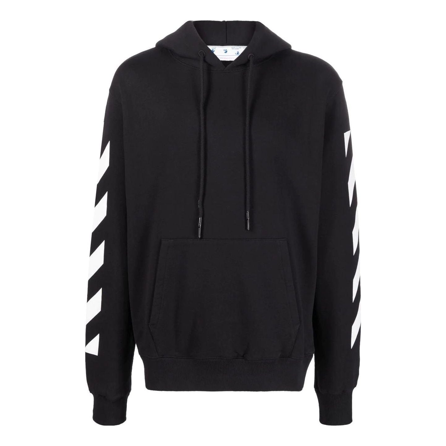 Mikina Off-White Loose Fit Hoodie With Arrow Pattern Čierna | OMBB097C99FLE0121001, 0